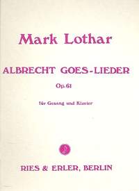 Lothar, M: Albrecht oes lLeder op.61