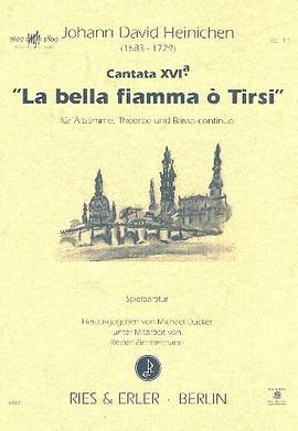 Heinichen, J D: La bella fiamma ò Tirsi für Alt, Theorbe
