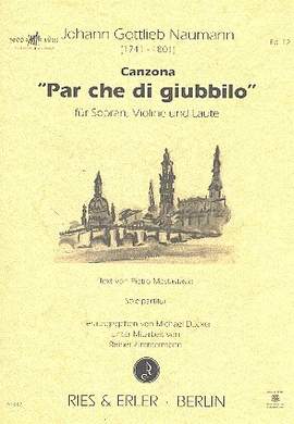 Naumann, J G: Per che di giubbilo für Sopran, Violine