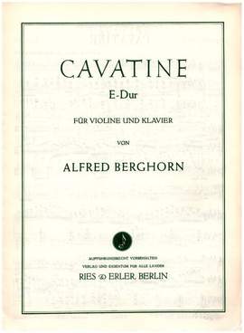 Berghorn, A: Cavatine