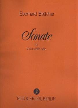Böttcher, E: Sonate für Violoncello