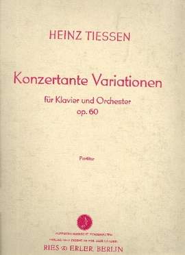 Tiessen, H: Konzertante Variationen op.60