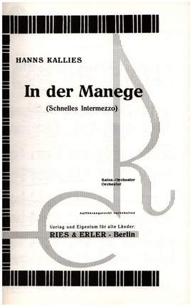 Kallies, H: In der Manege