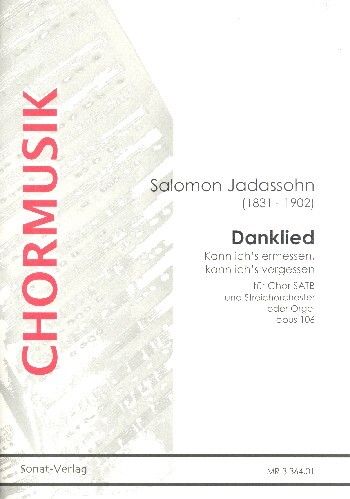 Jadassohn, S: Danklied op.106
