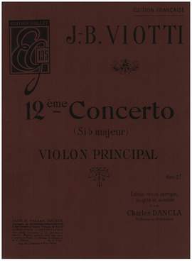 Viotti, G B: Concerto si bémol majeur