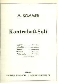 Sommer, M: Andante für Kontrabaß und Klavier