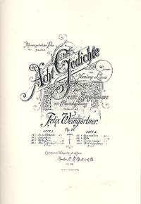 Weingartner, F: 8 Gedichte op.16