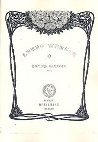 Walter, B: 6 Lieder op.12 Band 1 (Nr.1-3)