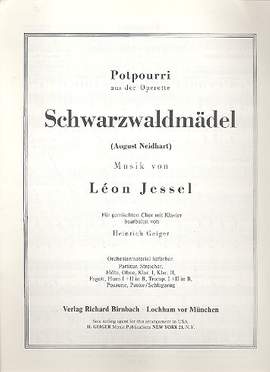Jessel, L: Schwarzwaldmädel Potpourri