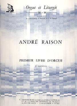 Raison, A: Premier livre d'orgue fascicule 2
