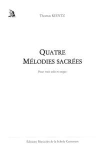 Kientz, T: 4 Mélodies sacrées