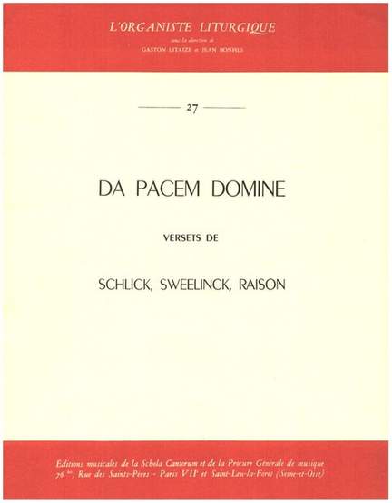 Da pacem Domine
