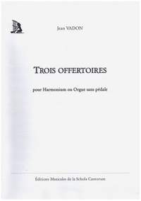 Vadon, J: Trois Offertoires op.61