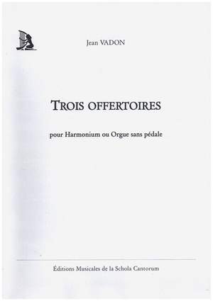 Vadon, J: Trois Offertoires op.61