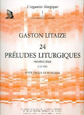 Litaize, G: 24 preludes liturgiques vols.1-3 (set)