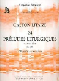 Litaize, G: 24 preludes liturgiques vols.1-3 (set)