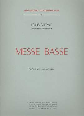 Vierne, L: Messe basse op.30