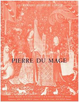 du Mage, P: Livre d'orgue de piere du mage