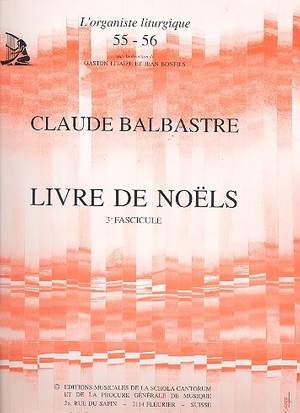 Balbastre, C: Livre de Noels vol.3