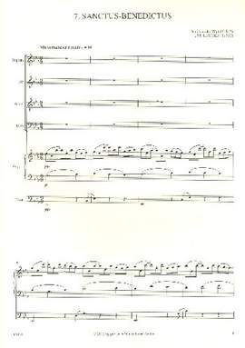 Watt, N v d: Sanctus Benedictus für gem Chor