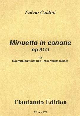 Caldini, F: Minuetto in canone op.91/J