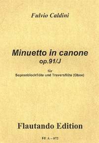 Caldini, F: Minuetto in canone op.91/J
