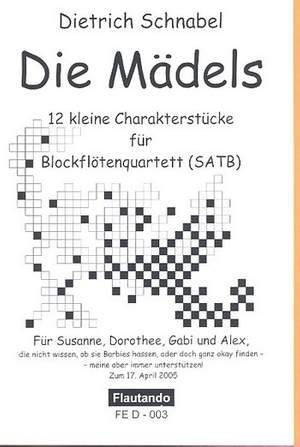 Schnabel, D: Die Mädels für 4 Blockflöten (SATB)