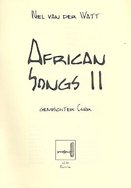 African Songs Band 2