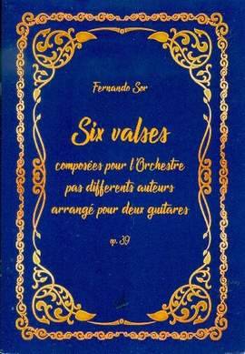 6 Valses op.39 pour orchestre