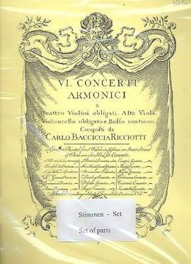 Wassenaer, U W v: 6 Concerti armonici