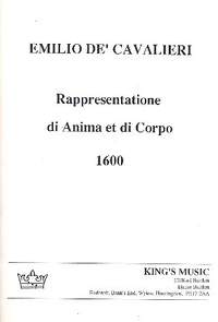 Cavalieri, E d: Rappresentatione di anima et di corpo