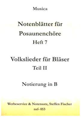 Notenblättter für Posaunenchöre Band 7