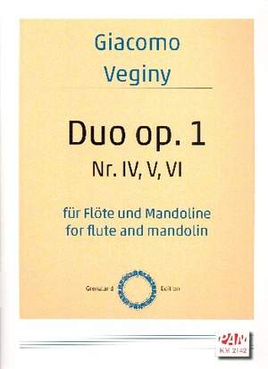 Veginy, G: Duos op.1 Nr.4-6
