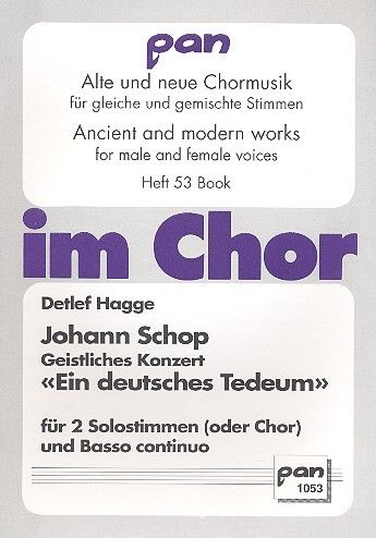 Schop, J: Ein deutsches Tedeum