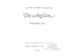 Taubert, K H: Die Anglaise Notenbeilage