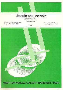 Durand, P: Je suis seul ce soir: Einzelausgabe