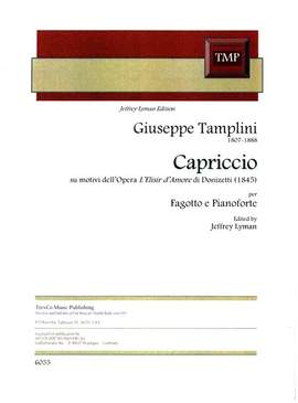 Tamplini, G: Capriccio su motivi dell'Opera 'L'Elisir d'Amore' di Donizetti