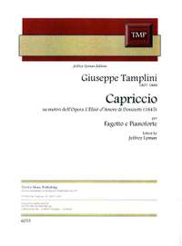 Tamplini, G: Capriccio su motivi dell'Opera 'L'Elisir d'Amore' di Donizetti