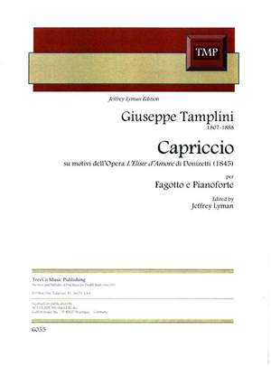 Tamplini, G: Capriccio su motivi dell'Opera 'L'Elisir d'Amore' di Donizetti