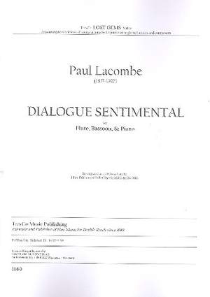 Lacombe, P: Dialogue Sentimental for flute, bassoon