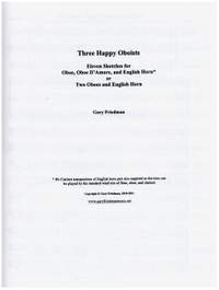 Friedman, G W: 3 Happy Oboists