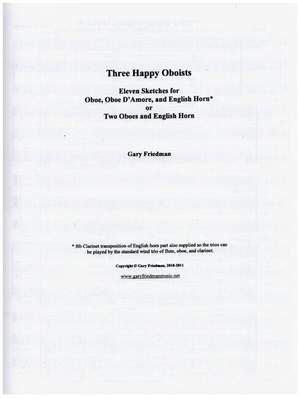 Friedman, G W: 3 Happy Oboists