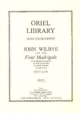 Wilbye, J: 4 Madrigals