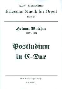 Walcha, H: Postludium C-Dur