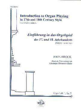 Introduction to Organ Playing in 17th and 18th century style