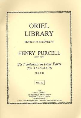 Purcell, H: 6 fantasias nos.4,6,7,8,10