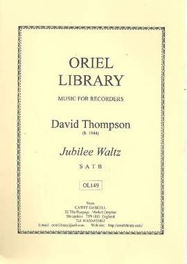 Thompson, D F: Jubilee Waltz for 4 recorders (SATB)