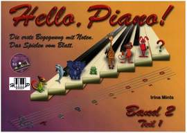 Mints, I: Hello, Piano! Band 2 Teil 1 (+QR-Code) deutsch