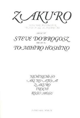 Dobrogosz, S: Zakuro