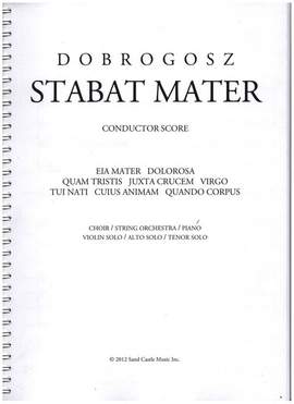 Dobrogosz, S: Stabat mater